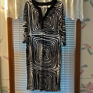 Chico’s fun “bulls-eye” dress!